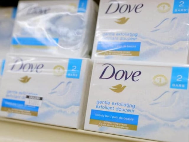 dove a brand of unilever is seen on display in a store in manhattan new york city u s march 24 2022 photo reuters